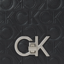 CALVIN KLEIN Re-Lock Shoulder Bag Md - Emb K60K611061 BAX 4