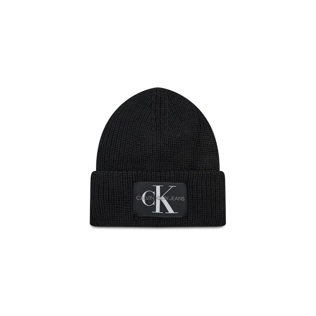 Czapka CALVIN KLEIN JEANS Monologo Patch Beanie K50K506242 BDS