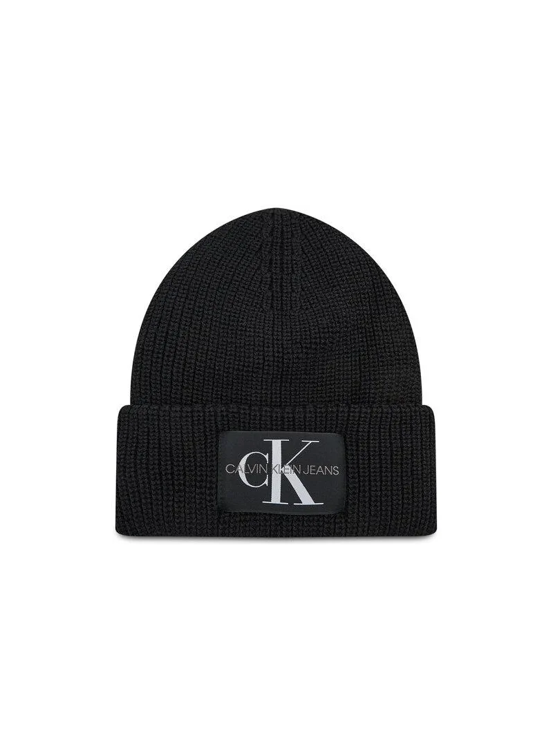 Czapka CALVIN KLEIN JEANS Monologo Patch Beanie K50K506242 BDS