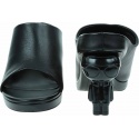 Klapki na Obcasie KARL LAGERFELD Ikon Heel KL39004 000