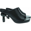 Klapki na Obcasie KARL LAGERFELD Ikon Heel KL39004 000