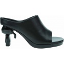 Klapki na Obcasie KARL LAGERFELD Ikon Heel KL39004 000