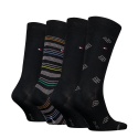 TOMMY HILFIGER 701227298 002 Th Men Sock 4P Monogram Stripe Giftbox 2