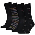 Zestaw Skarpetki Męskie TOMMY HILFIGER 701227298 002 Th Men Sock 4P