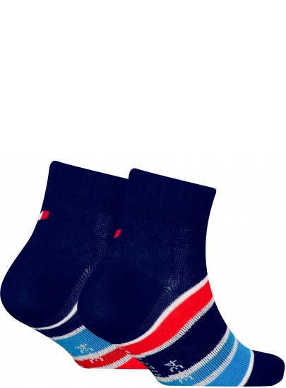 Skarpetki Dziecięce TOMMY HILFIGER Th Kids Quarter 2P Sport Stripe Tommy