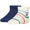 Skarpetki Niemowlęce TOMMY HILFIGER Th Baby Sock 2P 701227326 001