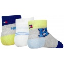 Skarpetki Niemowlęce TOMMY HILFIGER Th Baby Sock 3P Giftbox 701227328 002