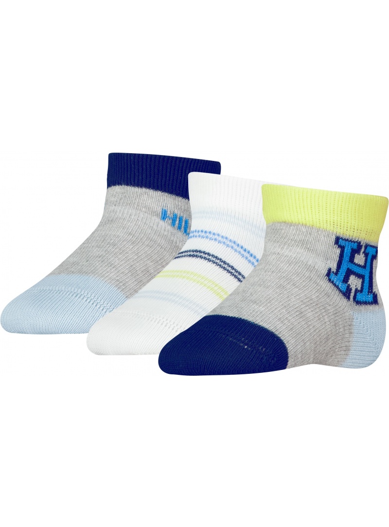 Skarpetki Niemowlęce TOMMY HILFIGER Th Baby Sock 3P Giftbox 701227328 002