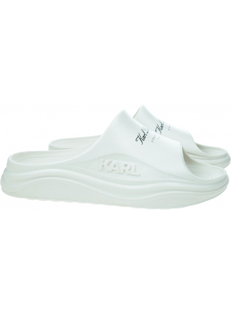 Klapki KARL LAGERFELD Koona Hotel Logo Slide KL85007 VGT