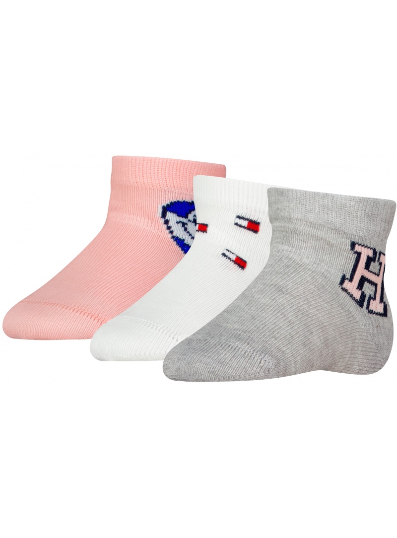 Skarpetki Niemowlęce TOMMY HILFIGER Th Baby Sock 3P Giftbox 701227697 003