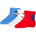 Skarpetki Niemowlęce TOMMY HILFIGER Th Baby Sock 3P Giftbox 701227697 001