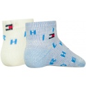 Skarpetki Niemowlęce TOMMY HILFIGER Th Baby Sock 2P 701227694 001