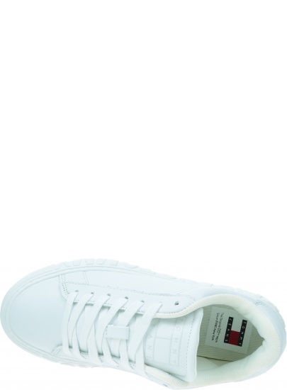 Sneakersy TOMMY JEANS Tjw Leather Cupsole EN0EN02507 YBS