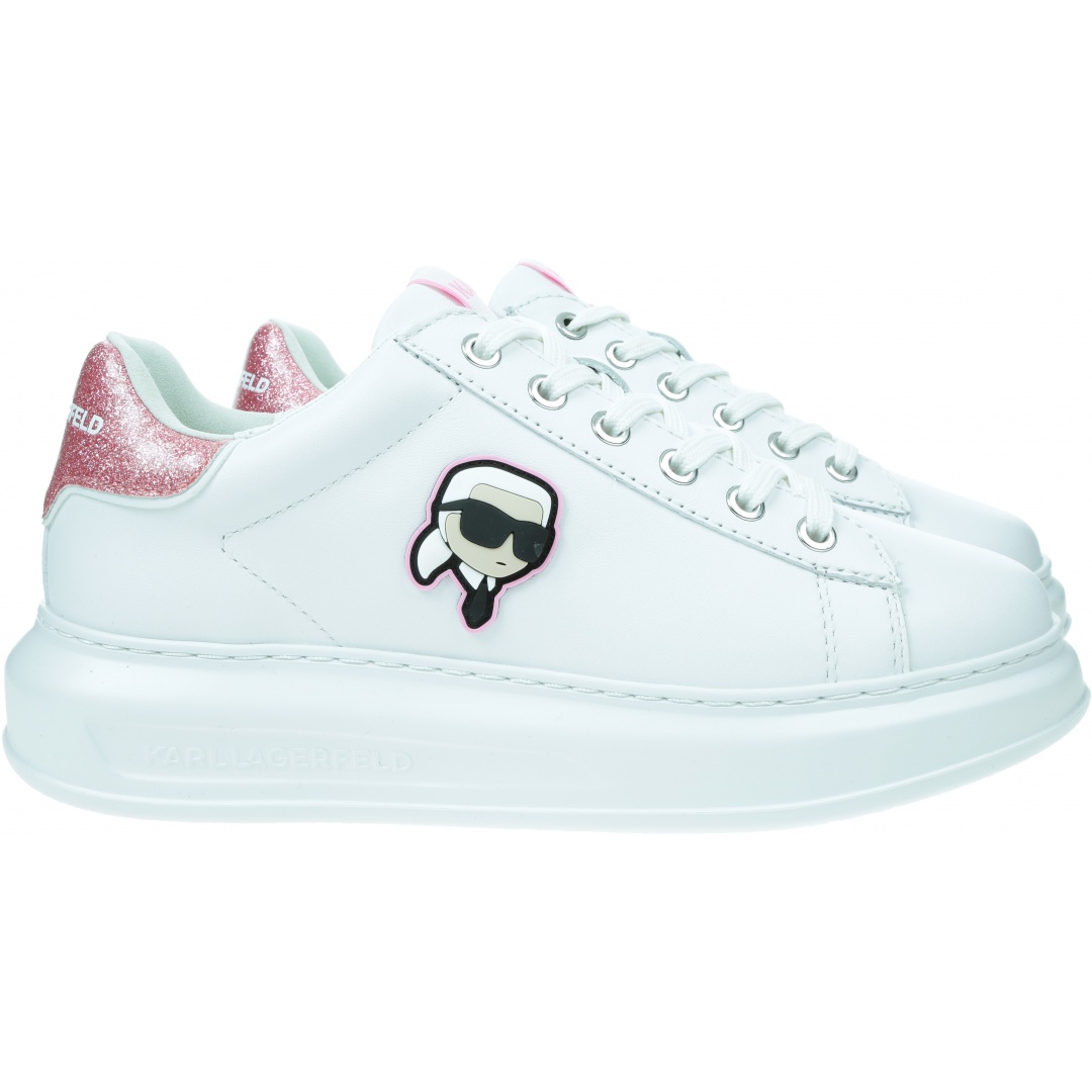 Sneakersy KARL LAGERFELD Kapri Karl Iconic Lo Lace KL62530N 01P