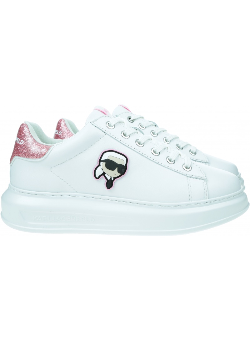 Sneakersy KARL LAGERFELD Kapri Karl Iconic Lo Lace KL62530N 01P