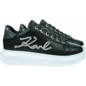 Sneakersy KARL LAGERFELD Kapri Signia Rhinestone Lo KL62510G 00S