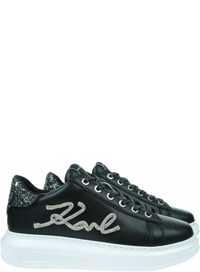 Sneakersy KARL LAGERFELD Kapri Signia Rhinestone Lo KL62510G 00S