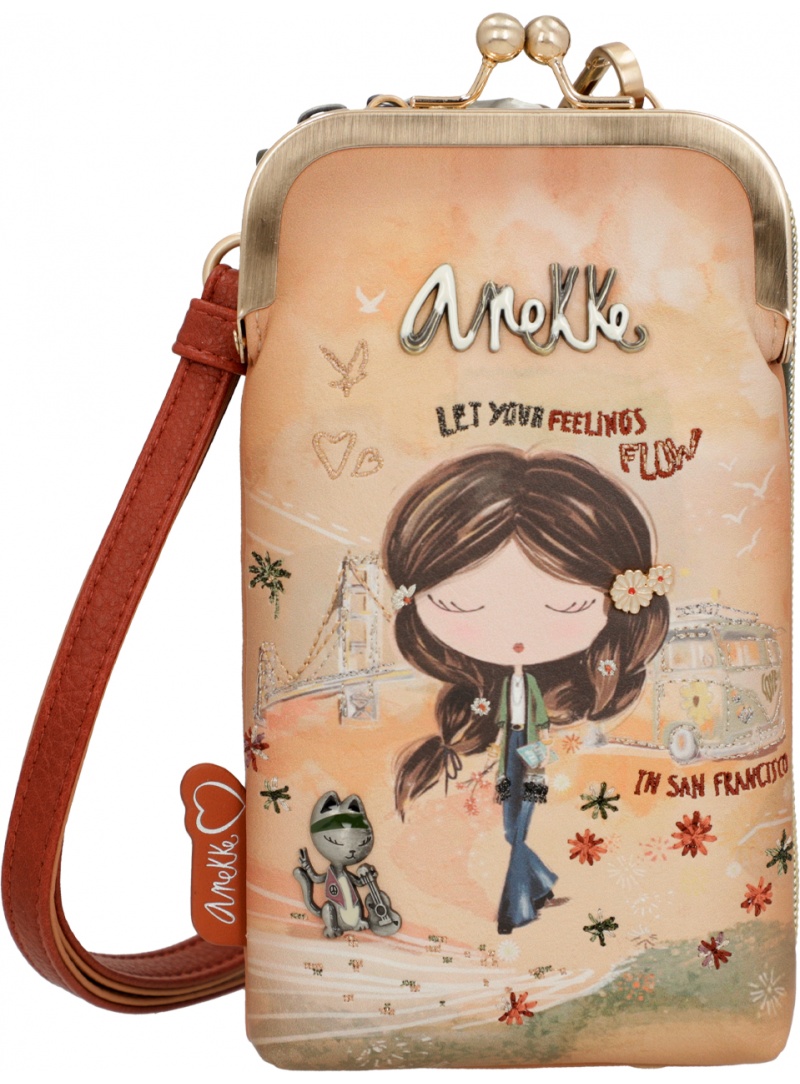 ANEKKE Peace & Love Mini Synthetic Crossbody Bag 38803-909