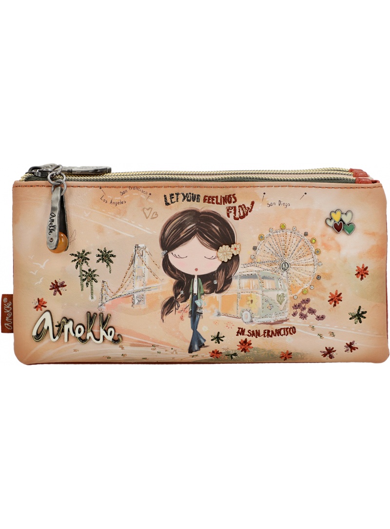 ANEKKE Peace & Love Synthetic Pencil Case 38807-375