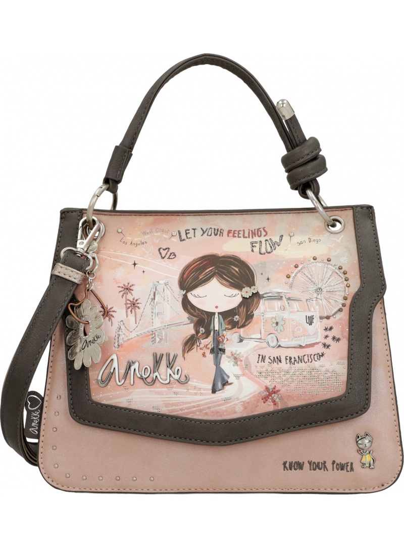 ANEKKE Peace & Love Synthetic Crossbody Bag 38823-403