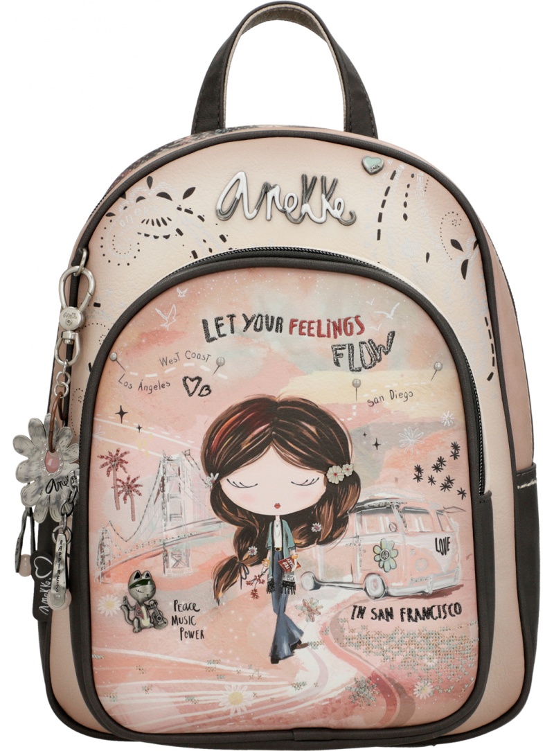 ANEKKE Peace & Love Synthetic Backpack 38825-197