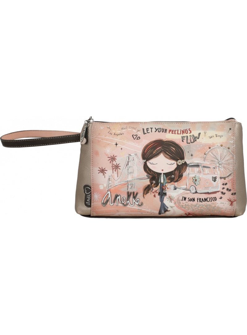 ANEKKE Peace & Love Synthetic Toilet Bag 38827-367