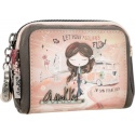 ANEKKE Peace & Love Synthetic Purse 38829-018 2