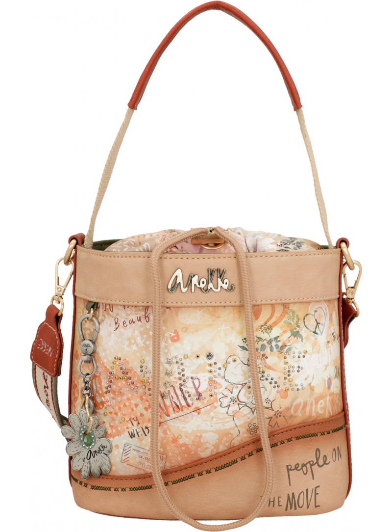 ANEKKE Peace & Love Synthetic Crossbody Bag 38833-424