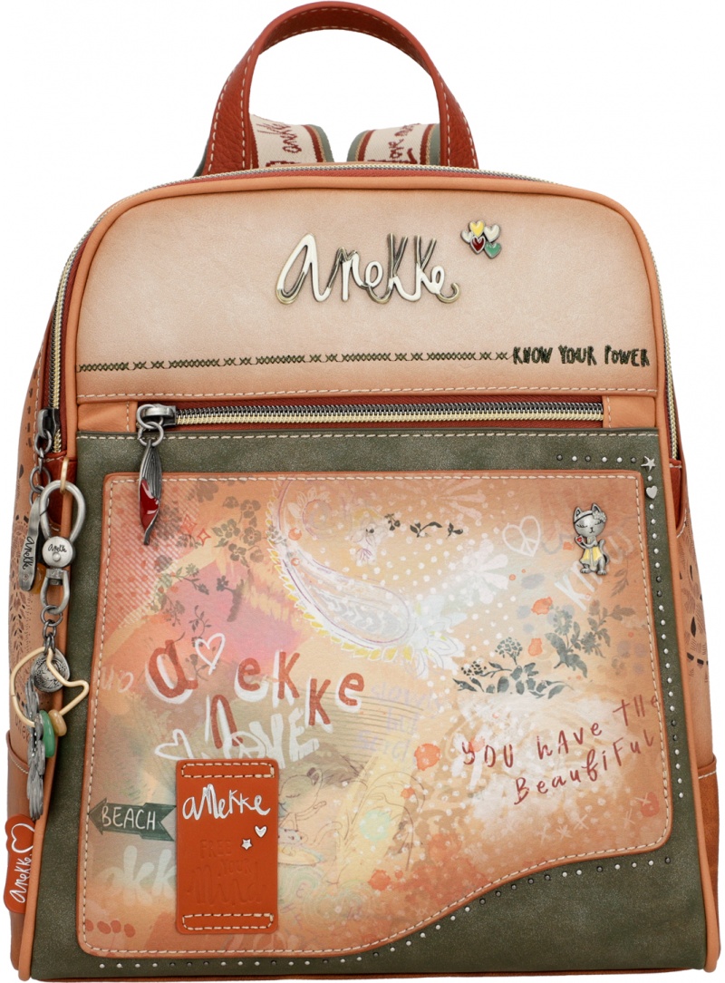 ANEKKE Peace & Love Synthetic Backpack 38835-158