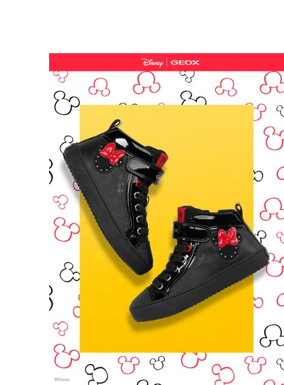 Trampki GEOX Disney Minnie Kalispera J264GB 05402 C9999