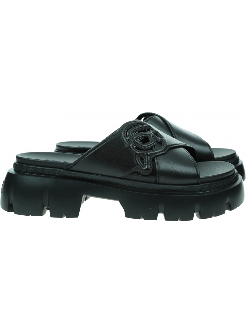 Klapki KARL LAGERFELD Sun Trekka Nft Outline Krosstrp KL83504 000 Klapki KARL LAGERFELD Sun Trekka Nft Outline Krosstrp KL83504 000