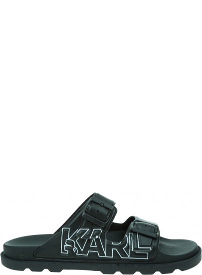 Klapki KARL LAGERFELD Kondo Tred Karl 2-Strap Sandal KL70978 V00