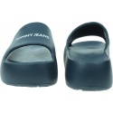 Klapki Damskie TOMMY JEANS Tjw Chunky Flatform Slide EN0EN02454 C1G