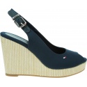 Espadryle Damskie TOMMY HILFIGER Iconic Elena Sling Back Wedge FW0FW04789