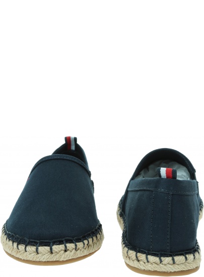 Espadryle TOMMY HILFIGER Basic Tommy Flat Espadrille FW0FW06497 DW6