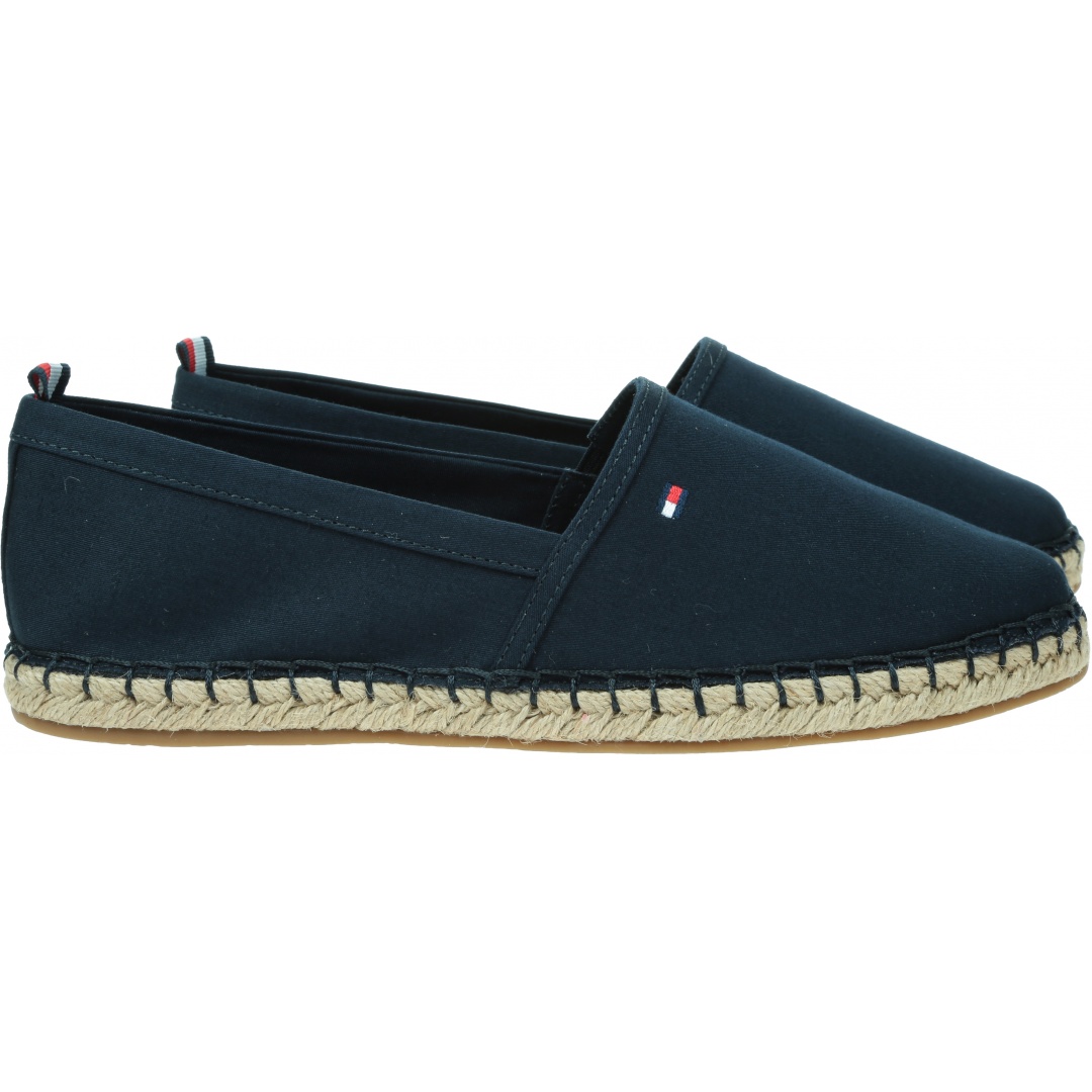 Espadryle TOMMY HILFIGER Basic Tommy Flat Espadrille FW0FW06497 DW6