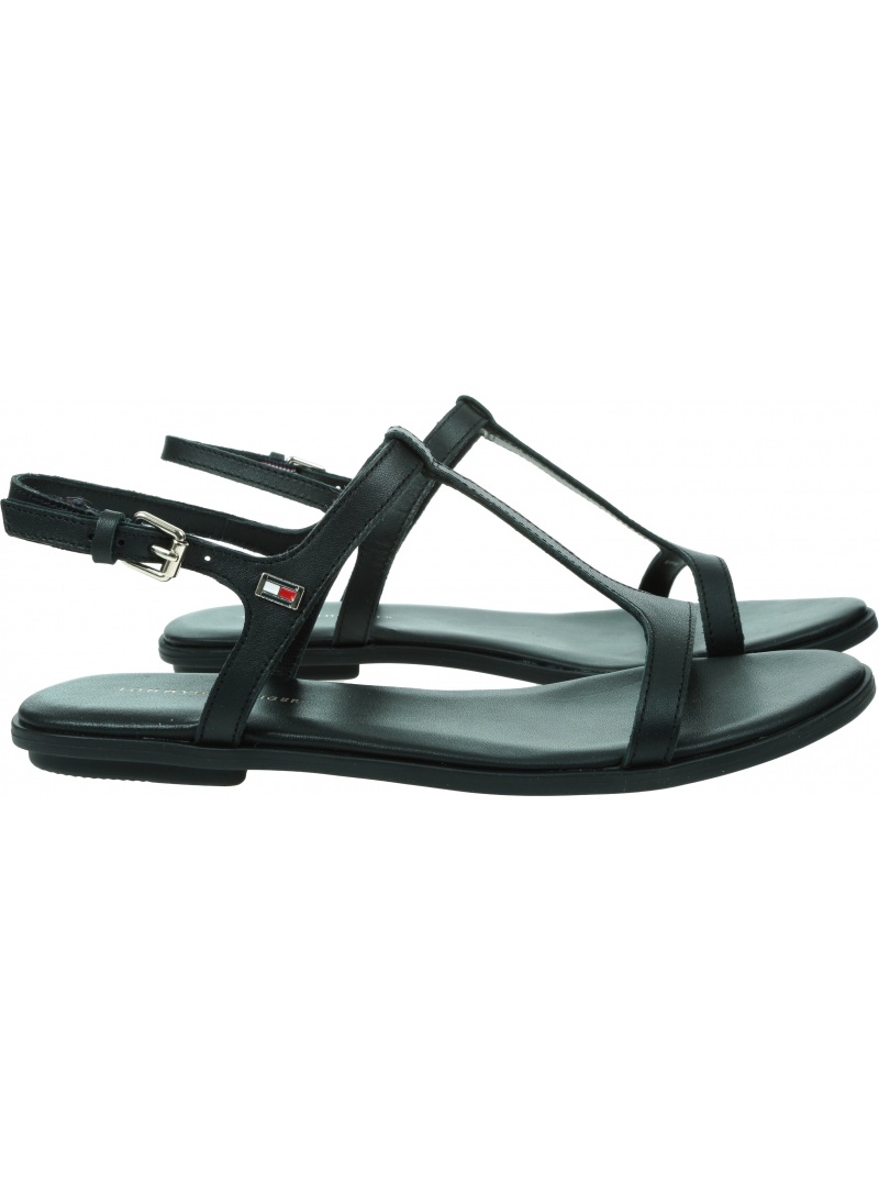 Sandały TOMMY HILFIGER Th Flat Sandal FW0FW07930 BDS