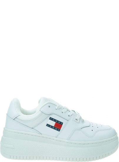 Trampki Na Platformie TOMMY JEANS Tjw Retro Basket Flatform Ess EN0EN02506