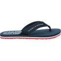 Japonki TOMMY HILFIGER Global Stripes Flat Beach Sandal FW0FW07856 0G0