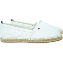 Espadryle TOMMY HILFIGER Basic Tommy Flat Espadrille FW0FW06497 YBL