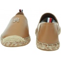 TOMMY HILFIGER Th Leather Flat Espadrille FW0FW07720 GU9 2