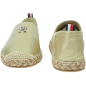 Złote Espadryle TOMMY HILFIGER Th Gold Flat Espadrille FW0FW07694 0HS