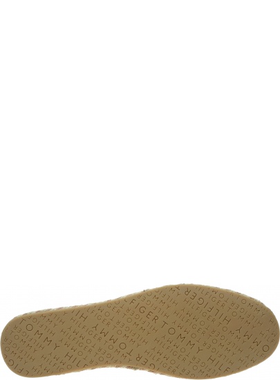 Złote Espadryle TOMMY HILFIGER Th Gold Flat Espadrille FW0FW07694 0HS
