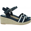 Espadryle TOMMY HILFIGER Webbing Wedge Sandal FW0FW08044 DW6