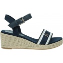 Espadryle TOMMY HILFIGER Webbing Wedge Sandal FW0FW08044 DW6