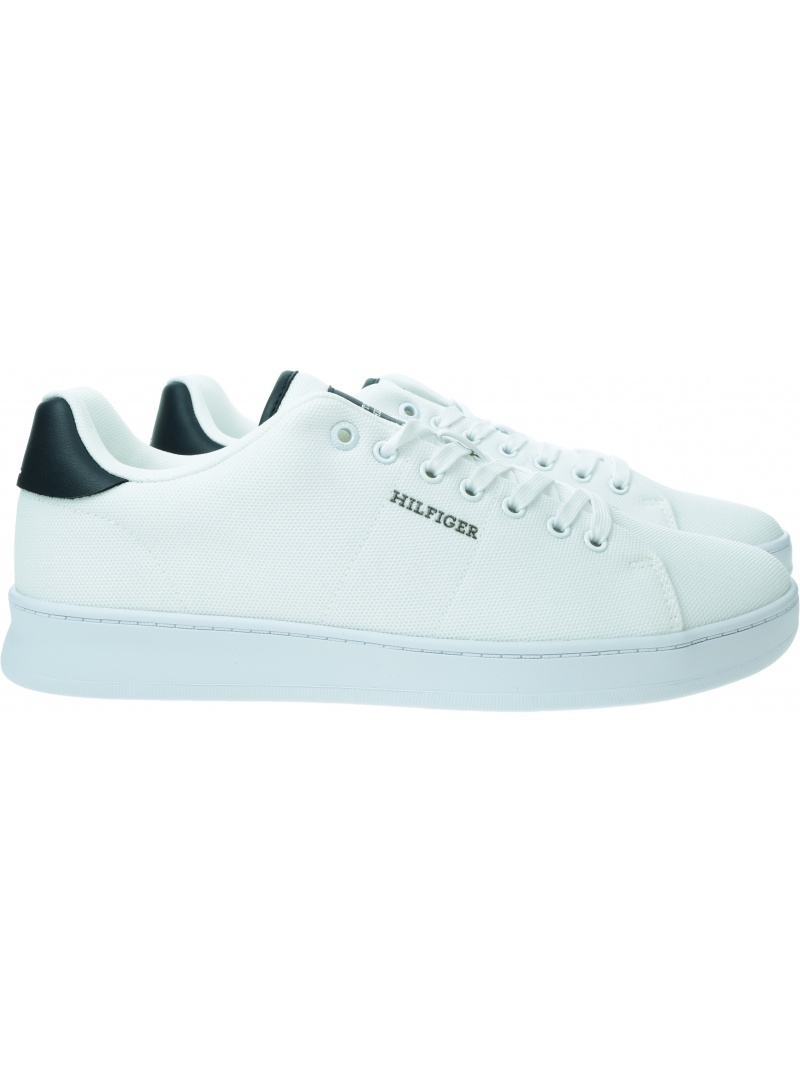 Sneakersy TOMMY HILFIGER Court Cupsole Pique Texitile FM0FM04967 YBS