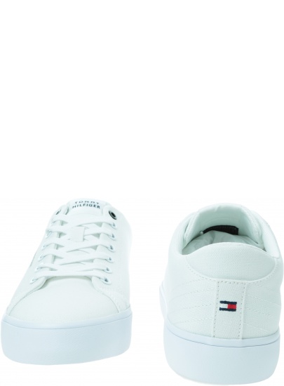 Trampki TOMMY HILFIGER Th Hi Vulc Low Canvas FM0FM04882 YBS