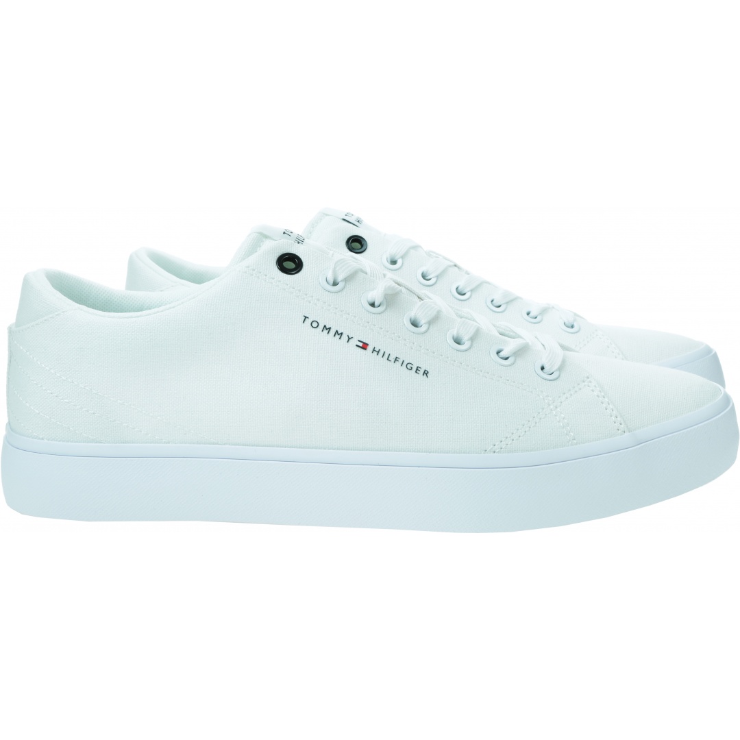 Trampki TOMMY HILFIGER Th Hi Vulc Low Canvas FM0FM04882 YBS