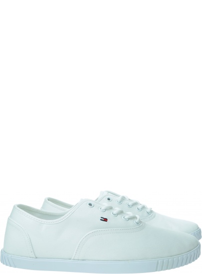 Trampki TOMMY HILFIGER Canvas Lace Up Sneaker FW0FW07805 YBS