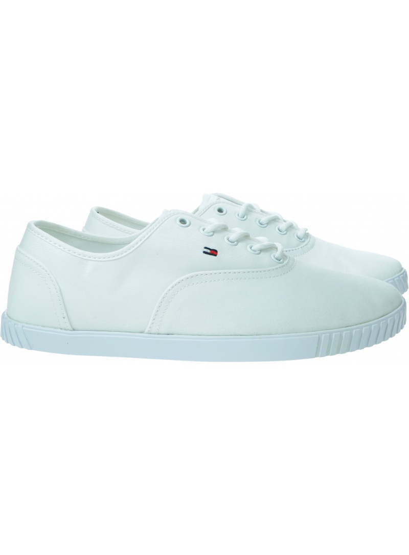 TOMMY HILFIGER Canvas Lace Up Sneaker FW0FW07805 YBS